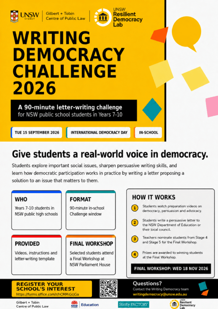 Writing Democracy Challenge 2026