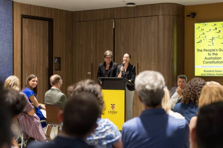 Speakers addressing guests at the RDLab Launch